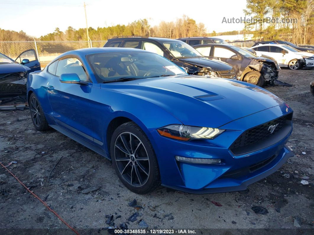 2020 Ford Mustang Ecoboost Fastback Черный vin: 1FA6P8TH9L5123914