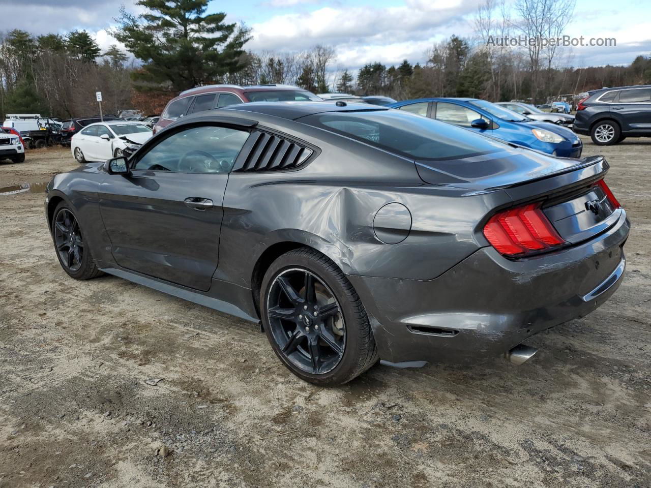 2020 Ford Mustang  Серый vin: 1FA6P8TH9L5133407