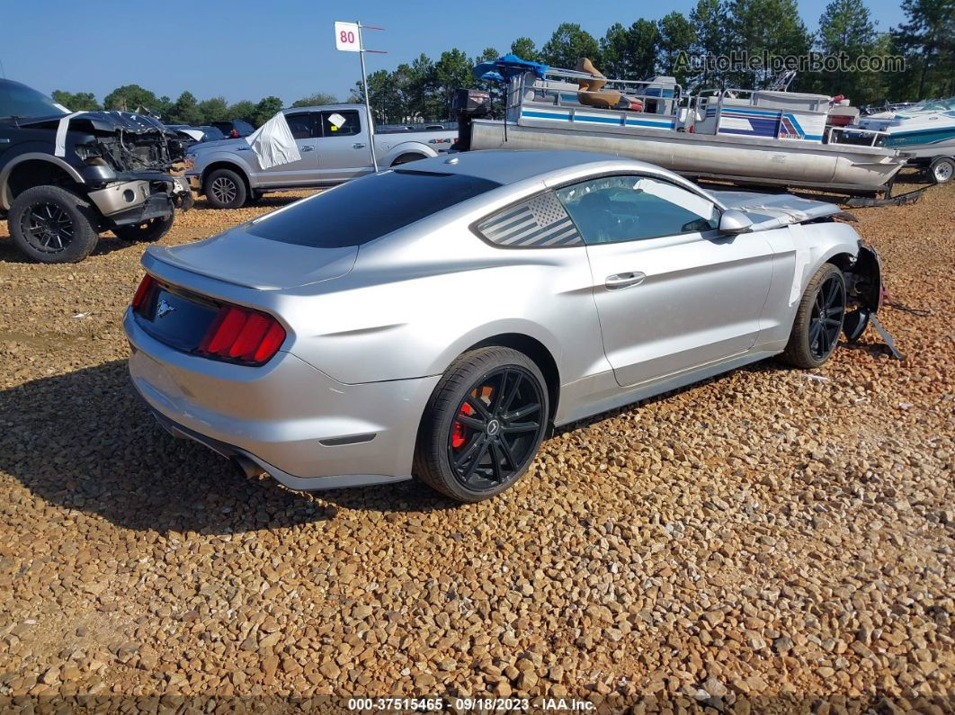 2015 Ford Mustang Ecoboost Silver vin: 1FA6P8THXF5302130