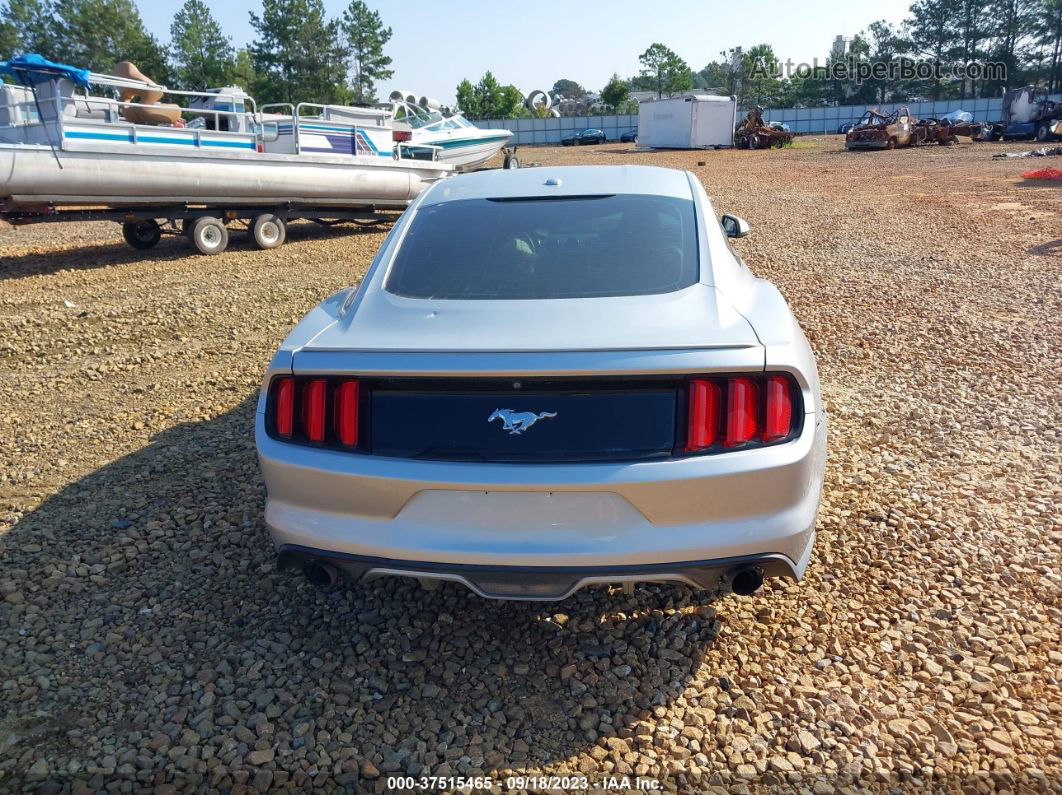 2015 Ford Mustang Ecoboost Silver vin: 1FA6P8THXF5302130