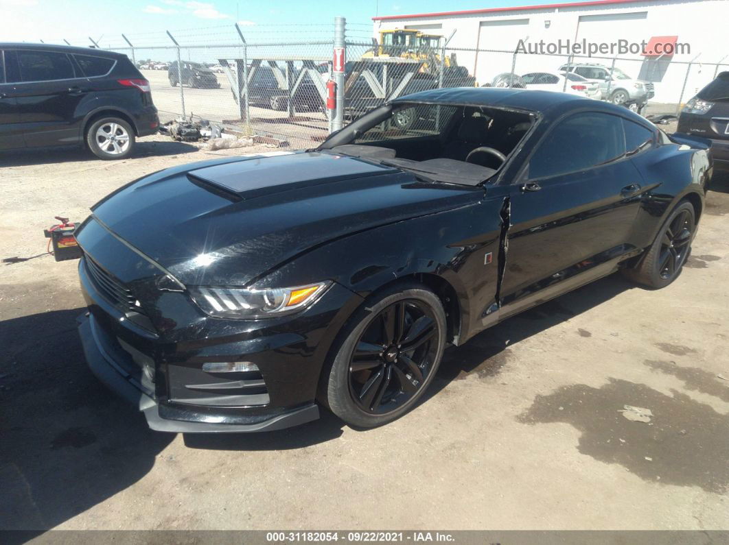 2015 Ford Mustang Ecoboost Black vin: 1FA6P8THXF5307098