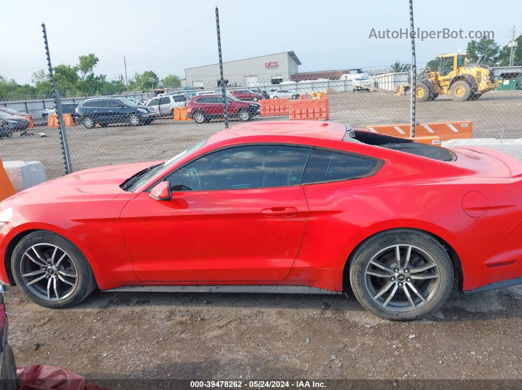 2015 Ford Mustang Ecoboost Red vin: 1FA6P8THXF5310437