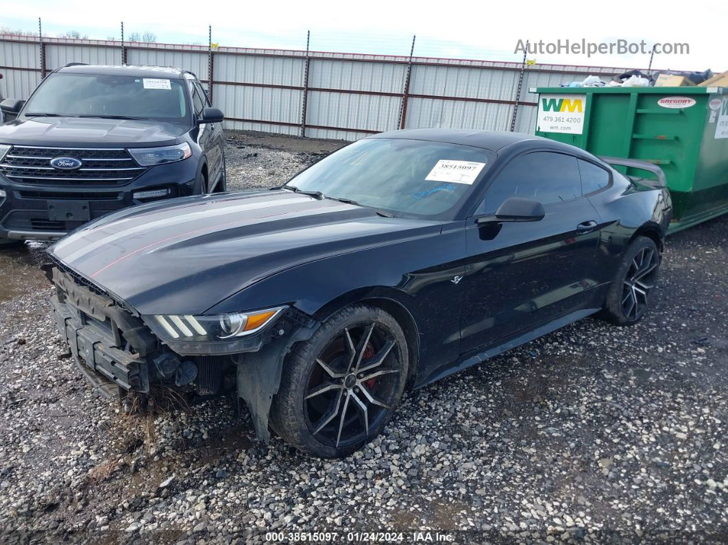 2015 Ford Mustang Ecoboost Black vin: 1FA6P8THXF5328890