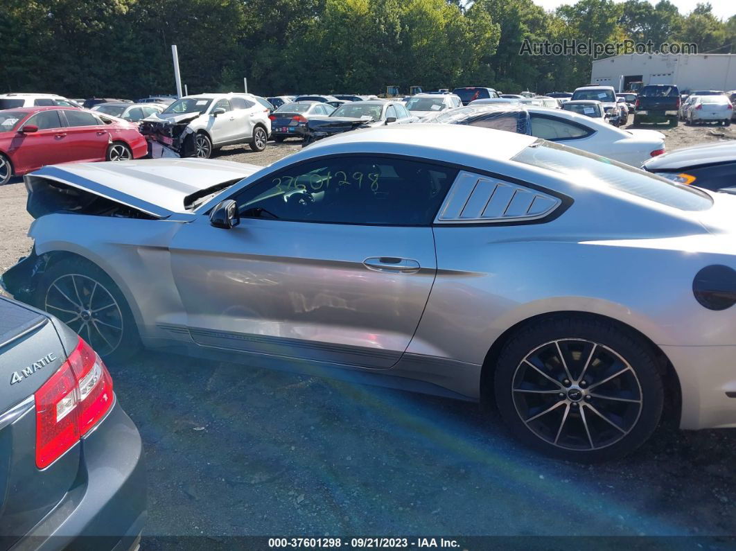 2015 Ford Mustang Ecoboost Silver vin: 1FA6P8THXF5365504