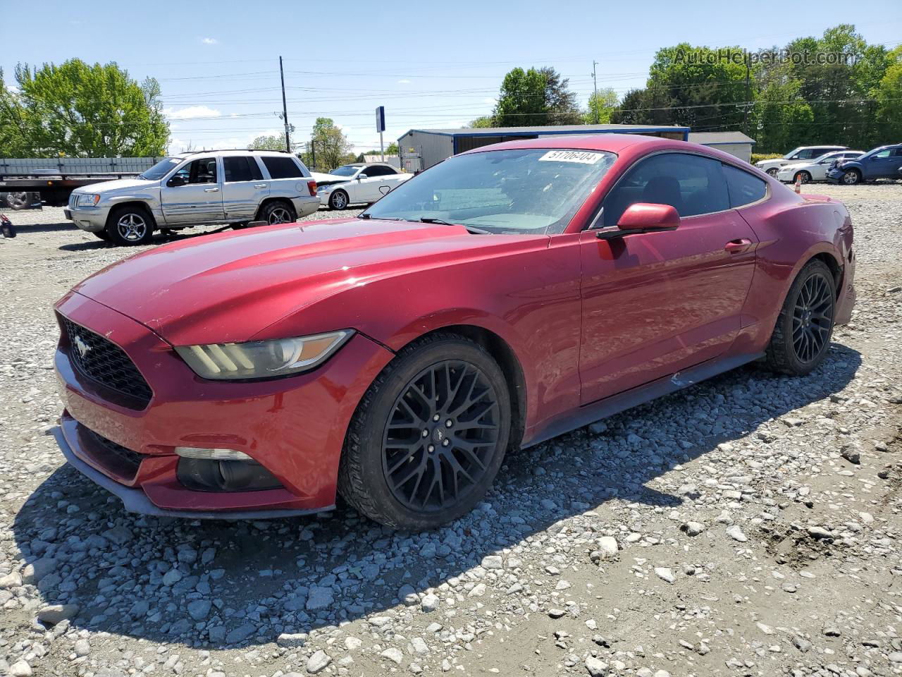 2015 Ford Mustang  Burgundy vin: 1FA6P8THXF5384859