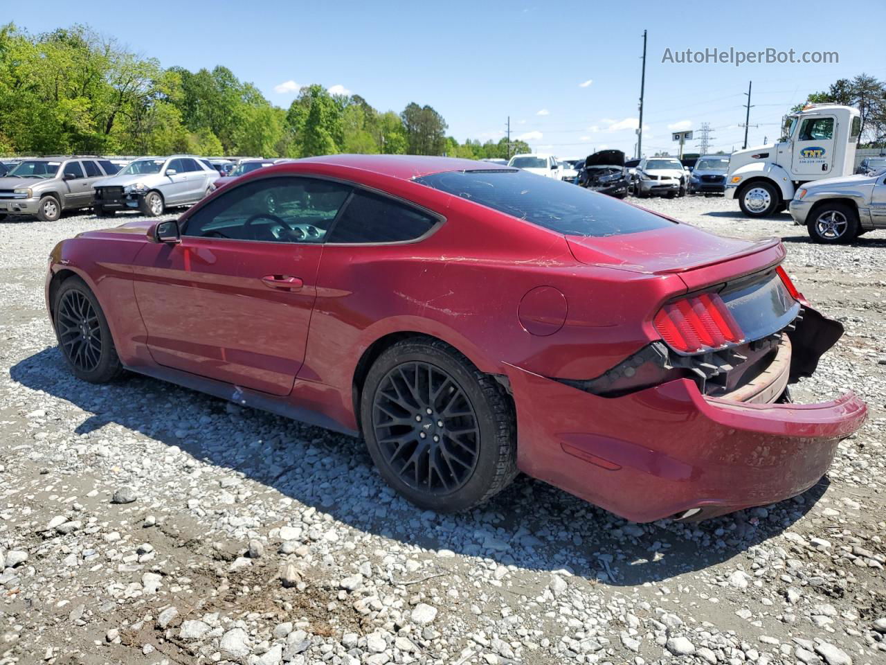 2015 Ford Mustang  Burgundy vin: 1FA6P8THXF5384859