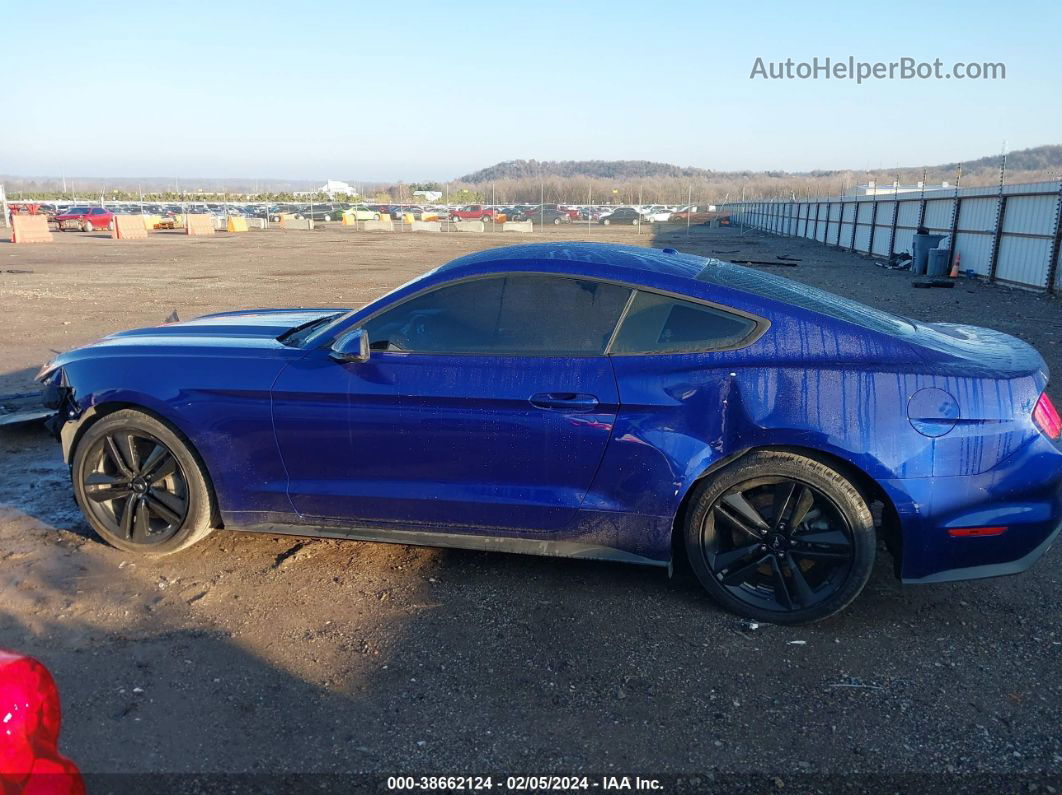 2015 Ford Mustang Ecoboost Синий vin: 1FA6P8THXF5385994