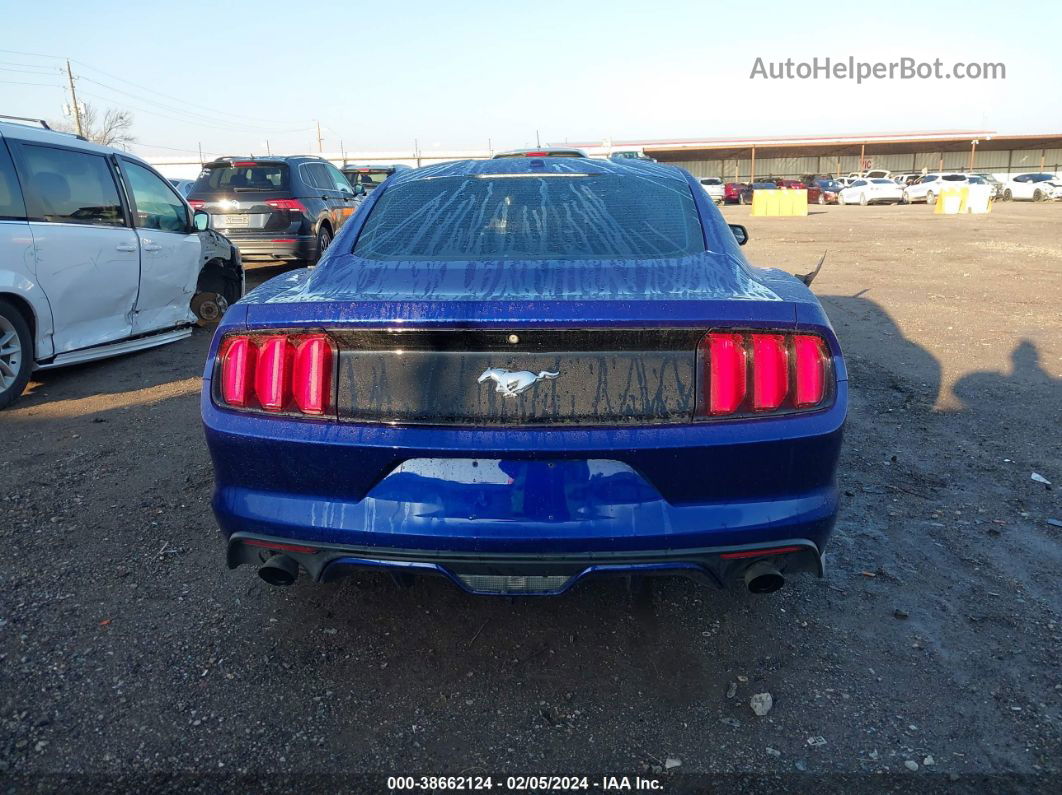 2015 Ford Mustang Ecoboost Blue vin: 1FA6P8THXF5385994