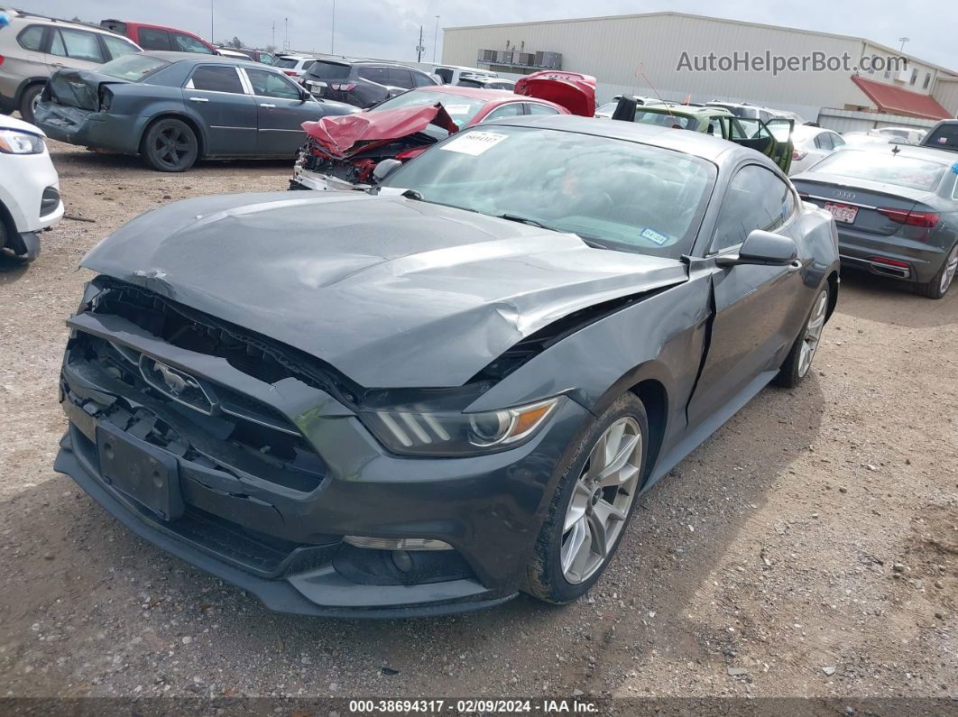 2015 Ford Mustang Ecoboost Серый vin: 1FA6P8THXF5412773