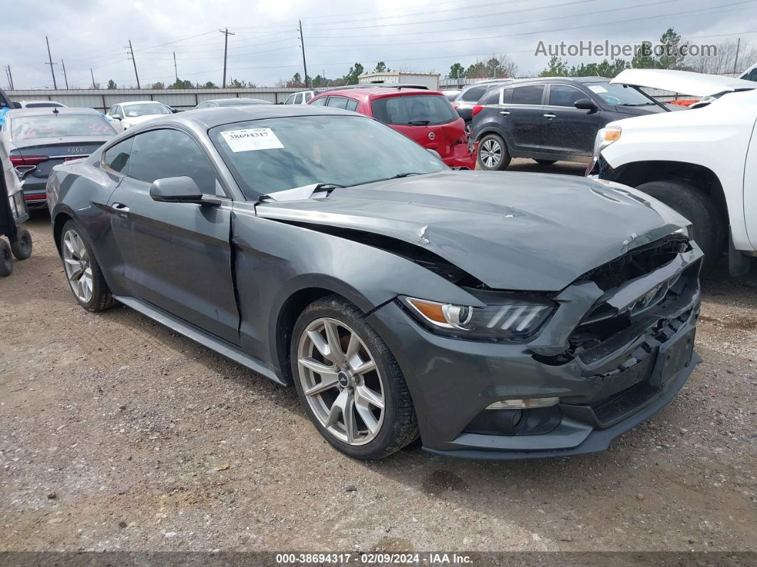 2015 Ford Mustang Ecoboost Серый vin: 1FA6P8THXF5412773