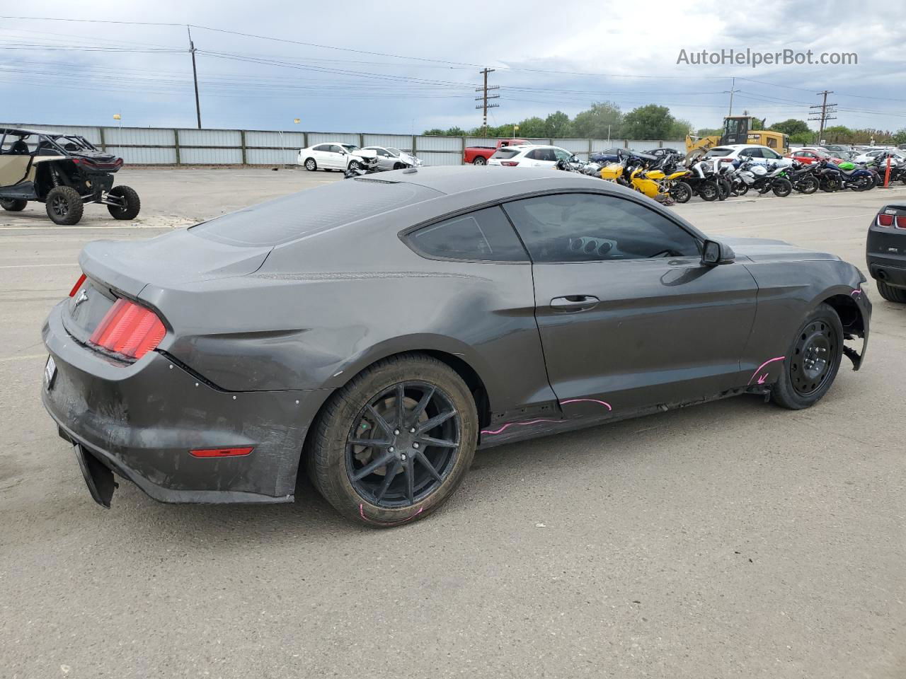 2016 Ford Mustang  Gray vin: 1FA6P8THXG5206760