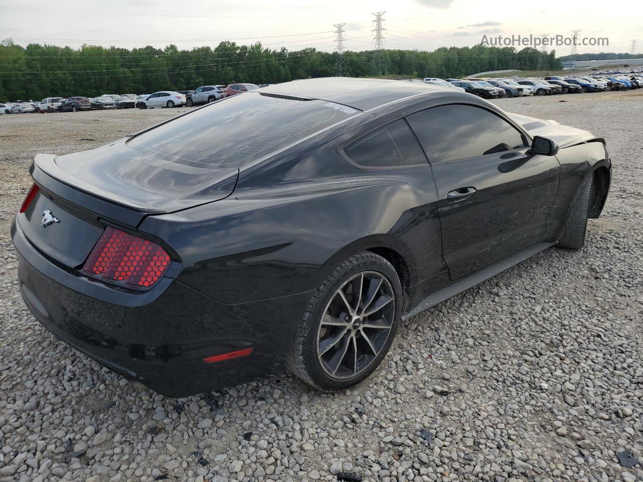 2016 Ford Mustang  Black vin: 1FA6P8THXG5221615