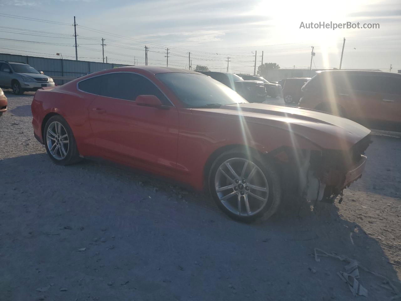 2016 Ford Mustang  Красный vin: 1FA6P8THXG5256249