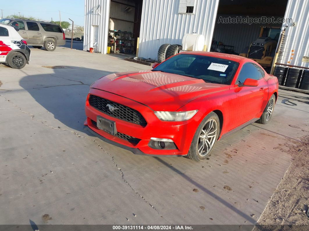 2016 Ford Mustang Ecoboost Orange vin: 1FA6P8THXG5272645