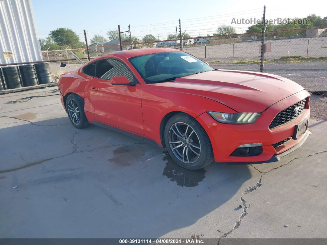 2016 Ford Mustang Ecoboost Orange vin: 1FA6P8THXG5272645