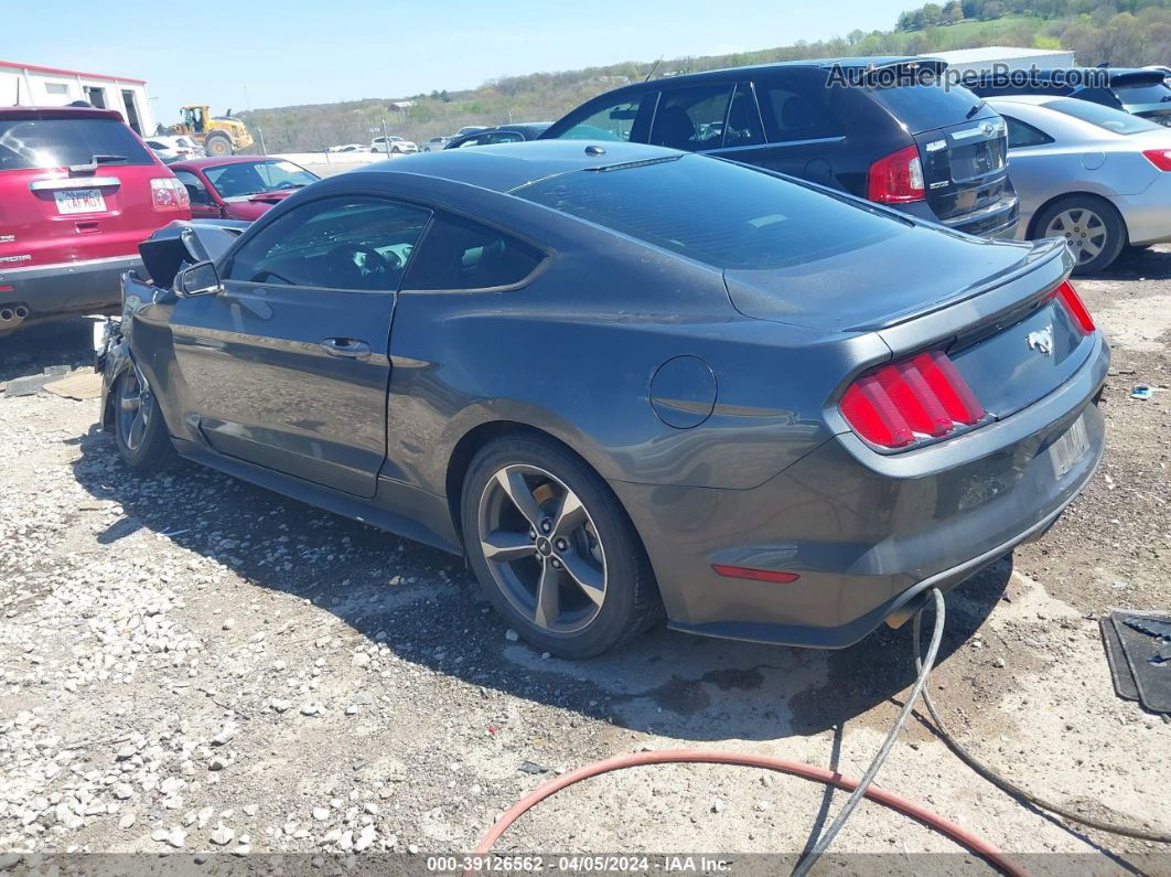 2016 Ford Mustang Ecoboost Gray vin: 1FA6P8THXG5278266