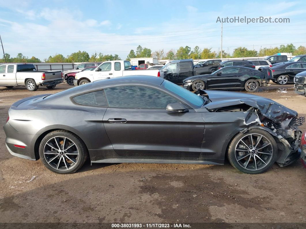 2016 Ford Mustang Ecoboost Gray vin: 1FA6P8THXG5310116