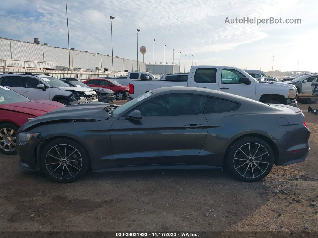 2016 Ford Mustang Ecoboost Gray vin: 1FA6P8THXG5310116