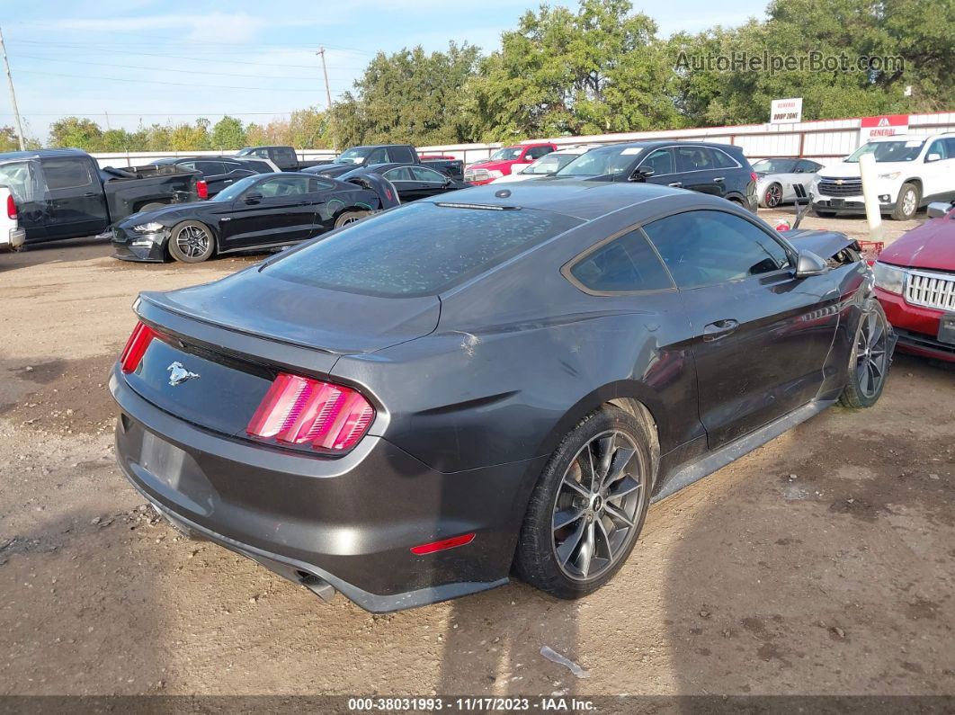 2016 Ford Mustang Ecoboost Серый vin: 1FA6P8THXG5310116