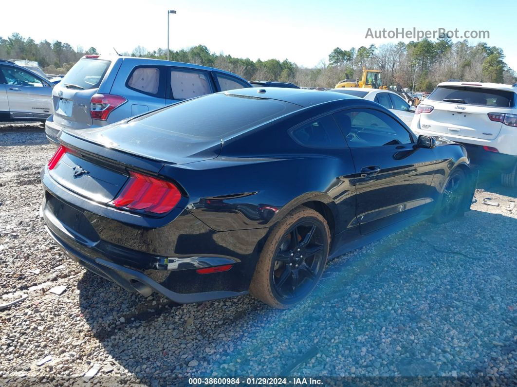 2019 Ford Mustang Ecoboost Черный vin: 1FA6P8THXK5158069