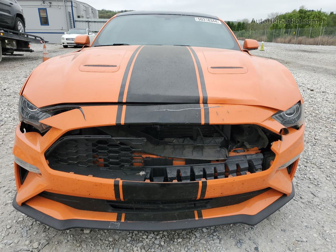 2020 Ford Mustang  Orange vin: 1FA6P8THXL5103784