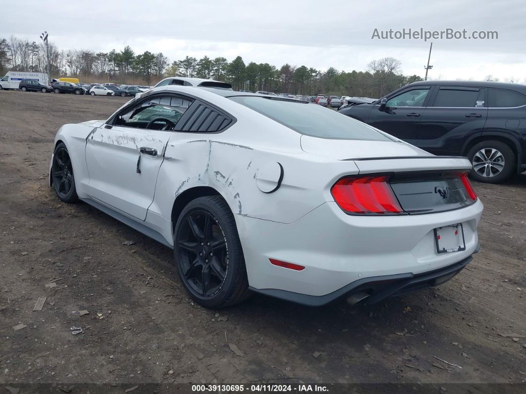 2020 Ford Mustang Ecoboost Fastback White vin: 1FA6P8THXL5122691