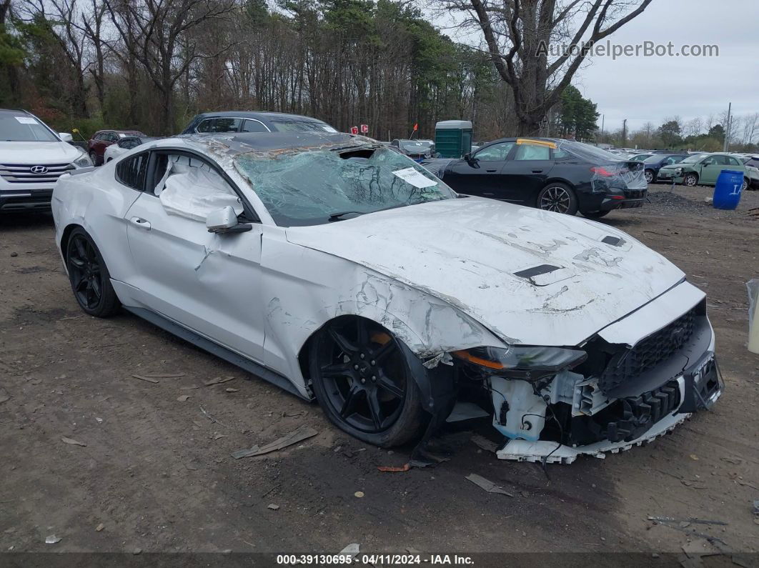 2020 Ford Mustang Ecoboost Fastback White vin: 1FA6P8THXL5122691