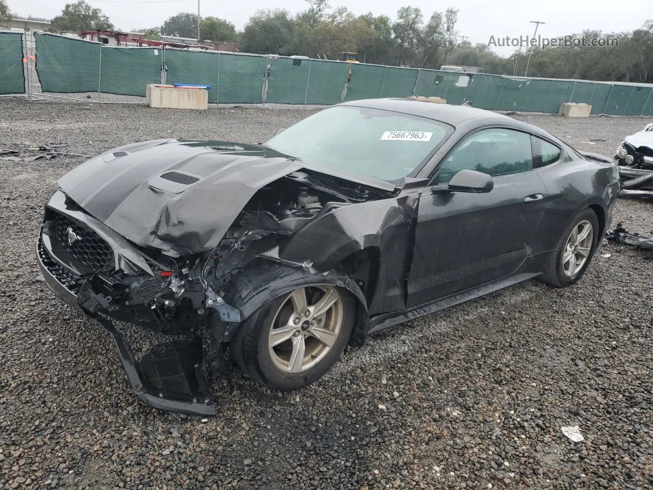 2020 Ford Mustang  Gray vin: 1FA6P8THXL5141547