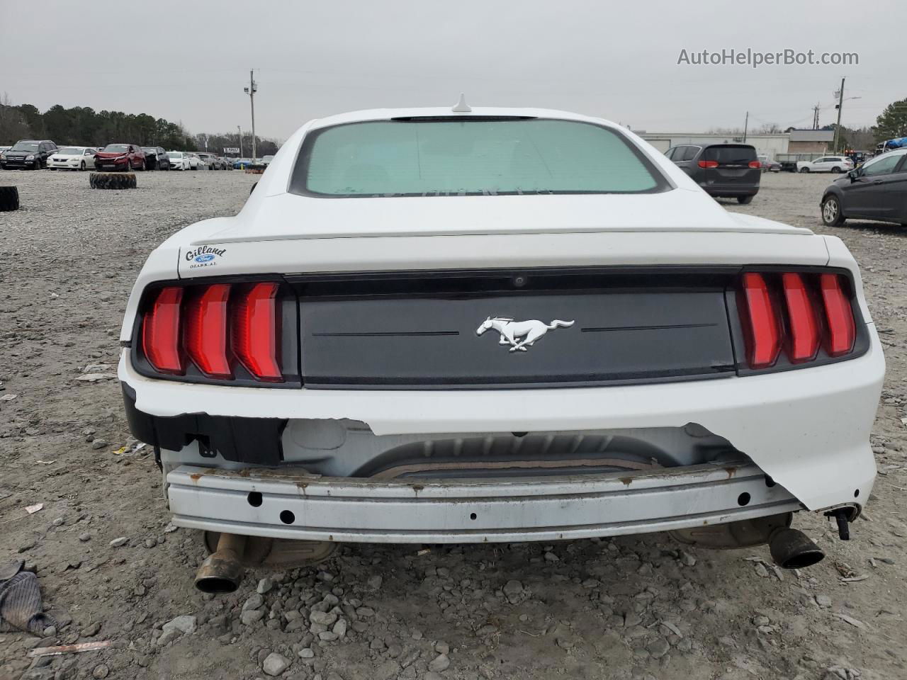 2020 Ford Mustang  White vin: 1FA6P8THXL5153634