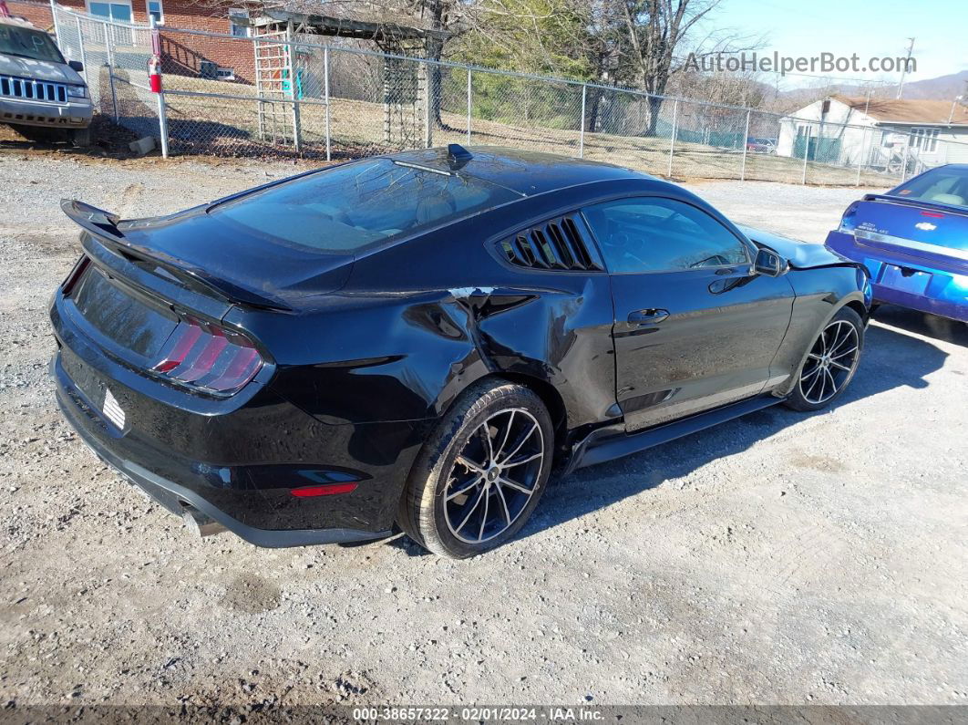 2020 Ford Mustang Ecoboost Fastback Black vin: 1FA6P8THXL5158302