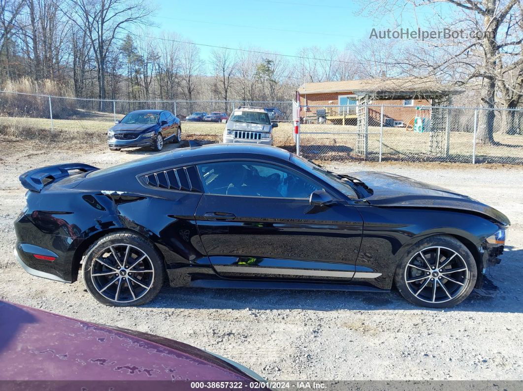 2020 Ford Mustang Ecoboost Fastback Black vin: 1FA6P8THXL5158302