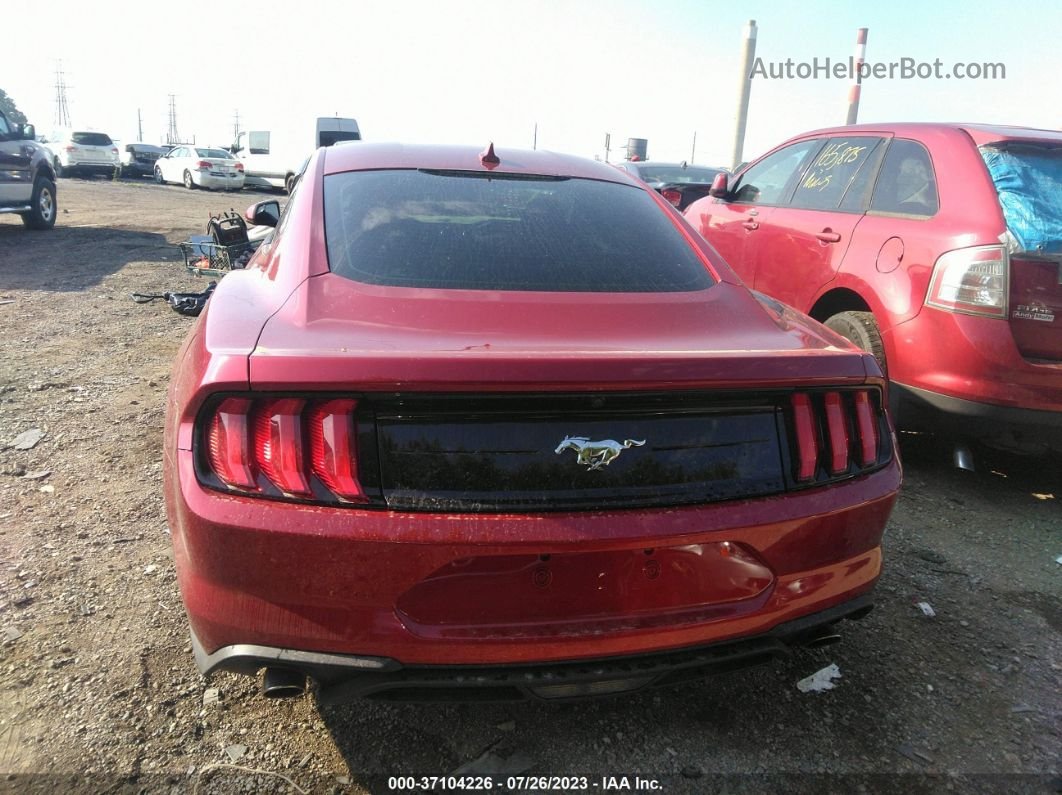 2020 Ford Mustang Ecoboost Бордовый vin: 1FA6P8THXL5162608