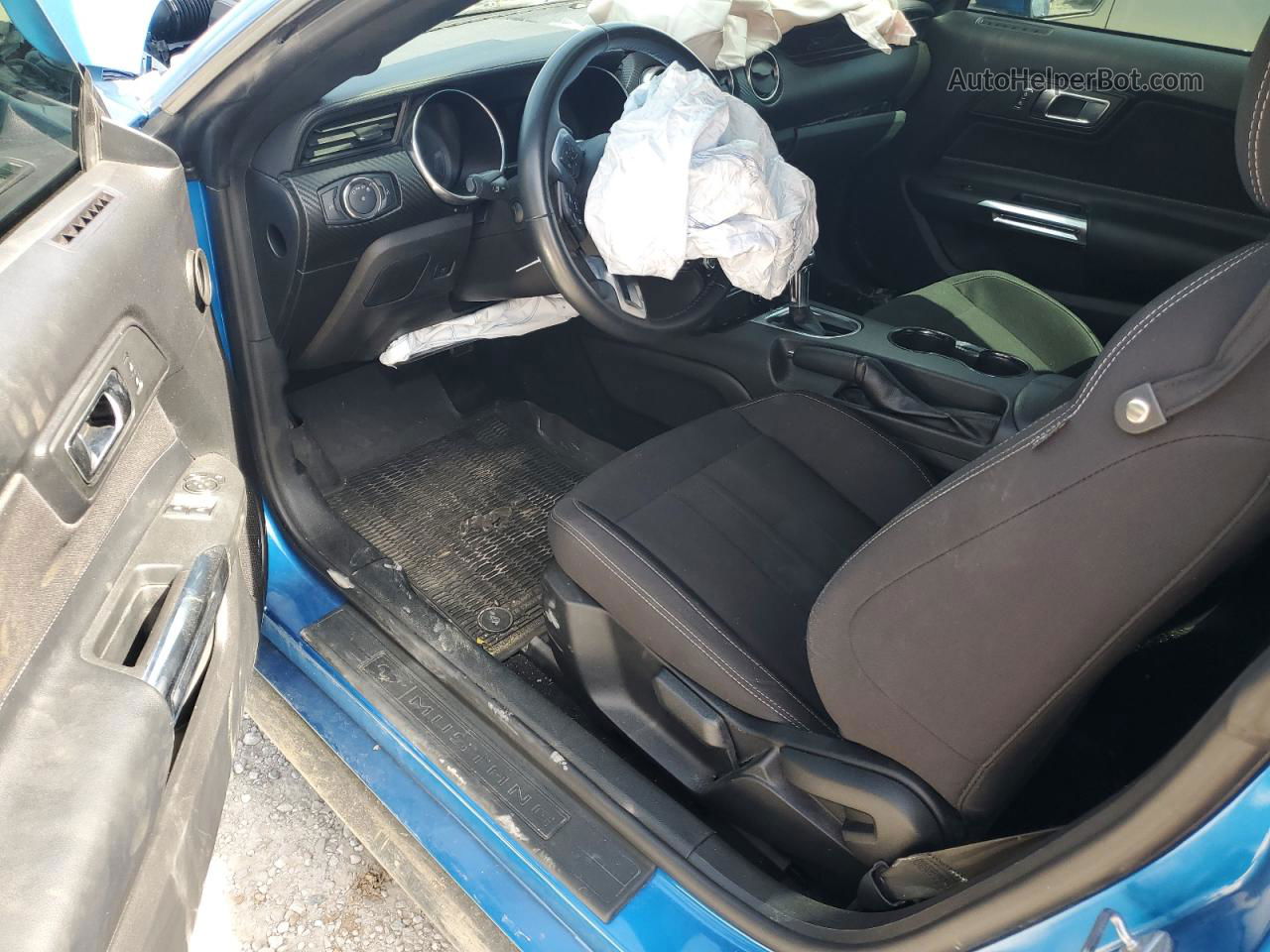 2020 Ford Mustang  Blue vin: 1FA6P8THXL5175682