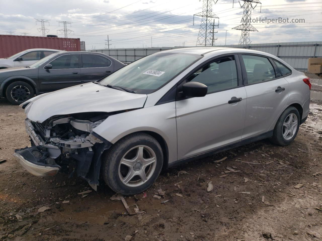 2013 Ford Focus S Silver vin: 1FADP3E20DL287357