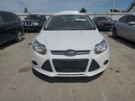 2014 Ford Focus S White vin: 1FADP3E20EL390442