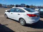 2016 Ford Focus S White vin: 1FADP3E20GL223744