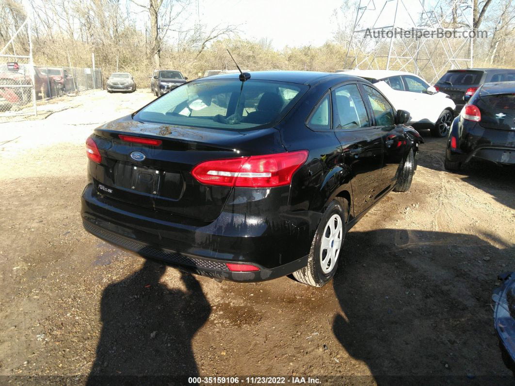 2018 Ford Focus S Black vin: 1FADP3E20JL235321