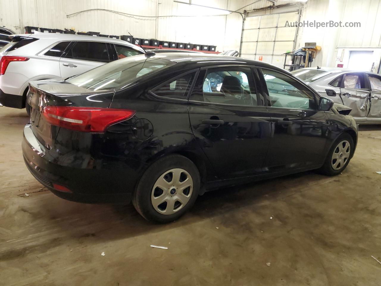 2018 Ford Focus S Black vin: 1FADP3E20JL278069