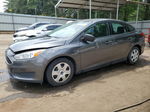 2018 Ford Focus S Gray vin: 1FADP3E20JL285006