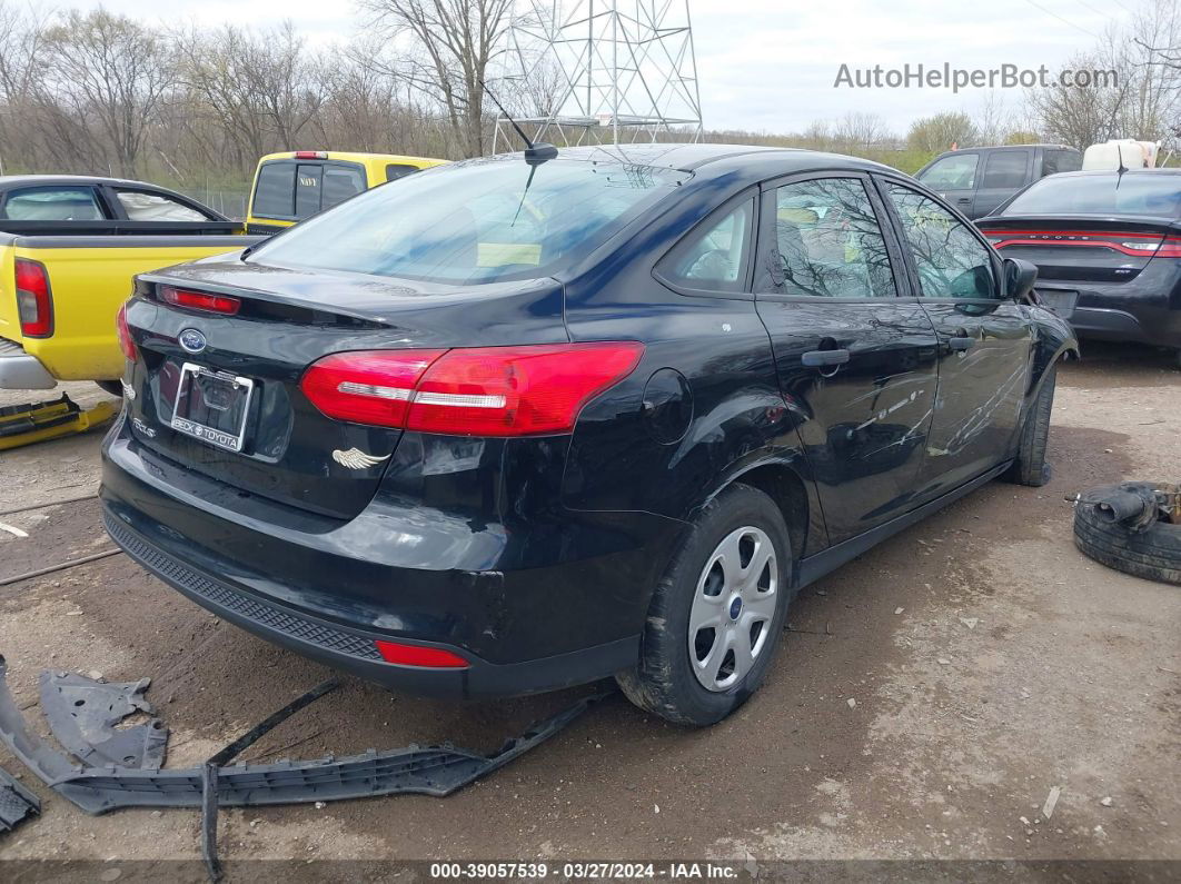 2018 Ford Focus S Black vin: 1FADP3E20JL310843