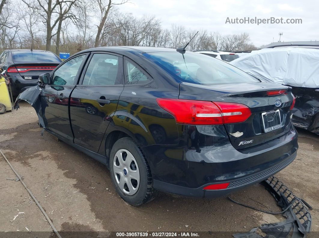 2018 Ford Focus S Black vin: 1FADP3E20JL310843