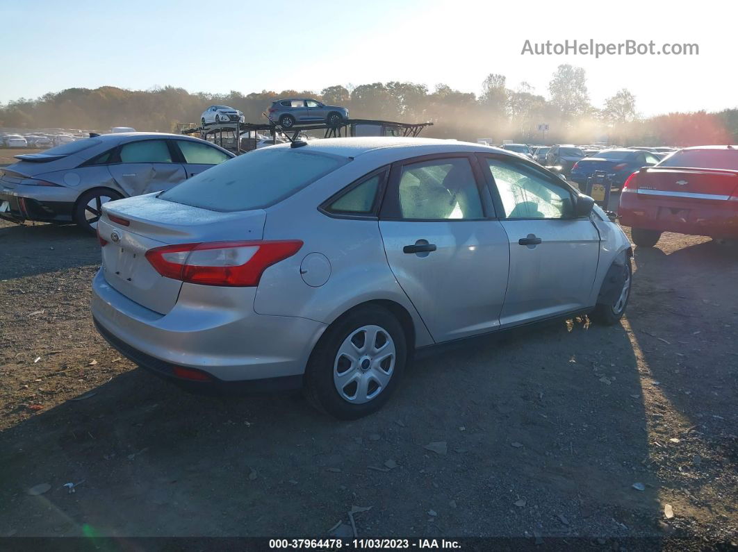 2014 Ford Focus S Silver vin: 1FADP3E21EL319878