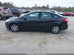 2014 Ford Focus S Черный vin: 1FADP3E22EL217151