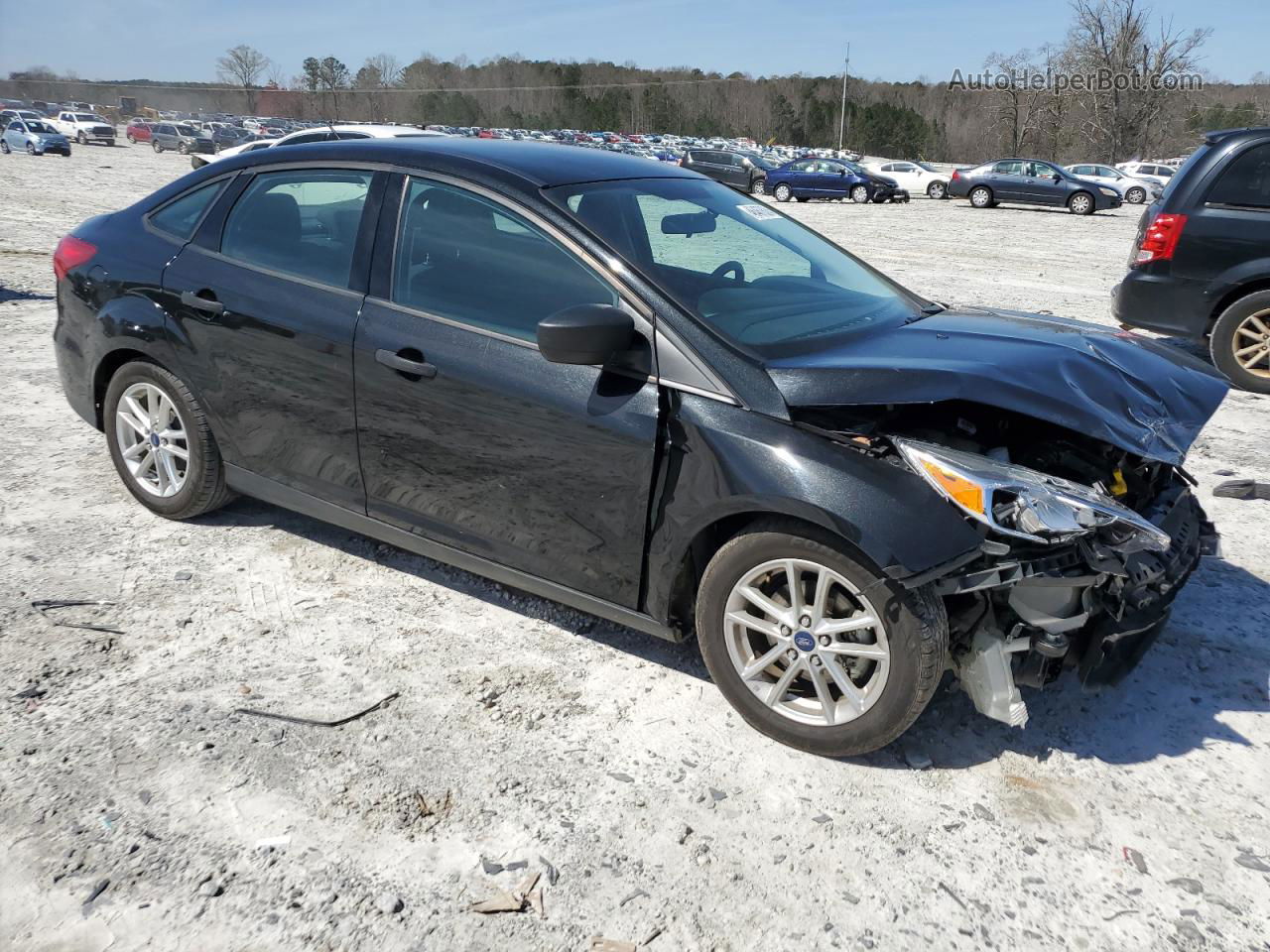 2015 Ford Focus S Black vin: 1FADP3E22FL365401