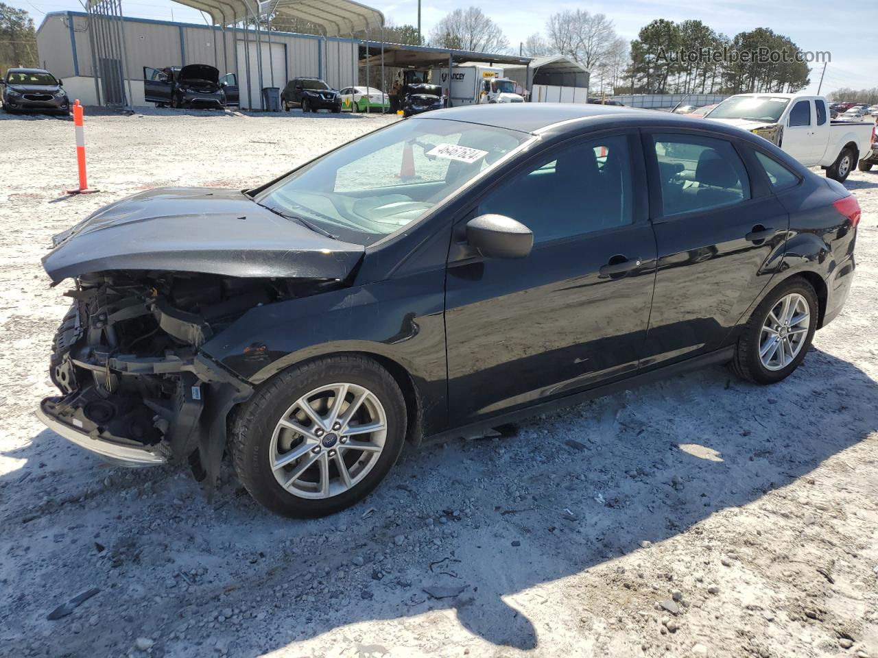 2015 Ford Focus S Black vin: 1FADP3E22FL365401