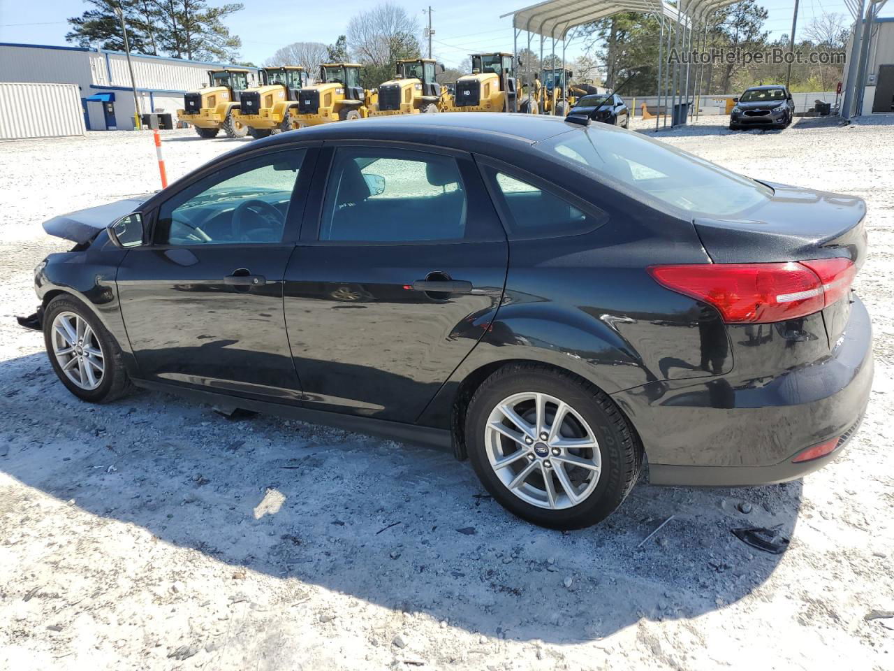 2015 Ford Focus S Black vin: 1FADP3E22FL365401