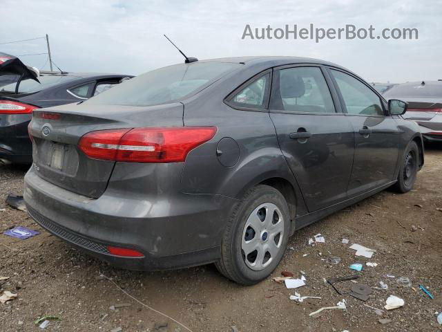 2017 Ford Focus S Gray vin: 1FADP3E22HL252714