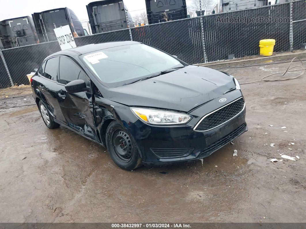 2018 Ford Focus S Black vin: 1FADP3E22JL322119