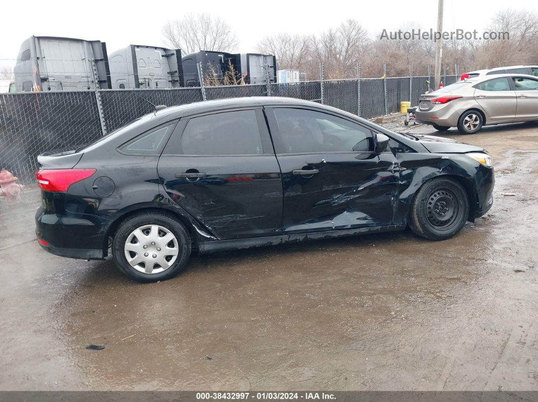 2018 Ford Focus S Black vin: 1FADP3E22JL322119