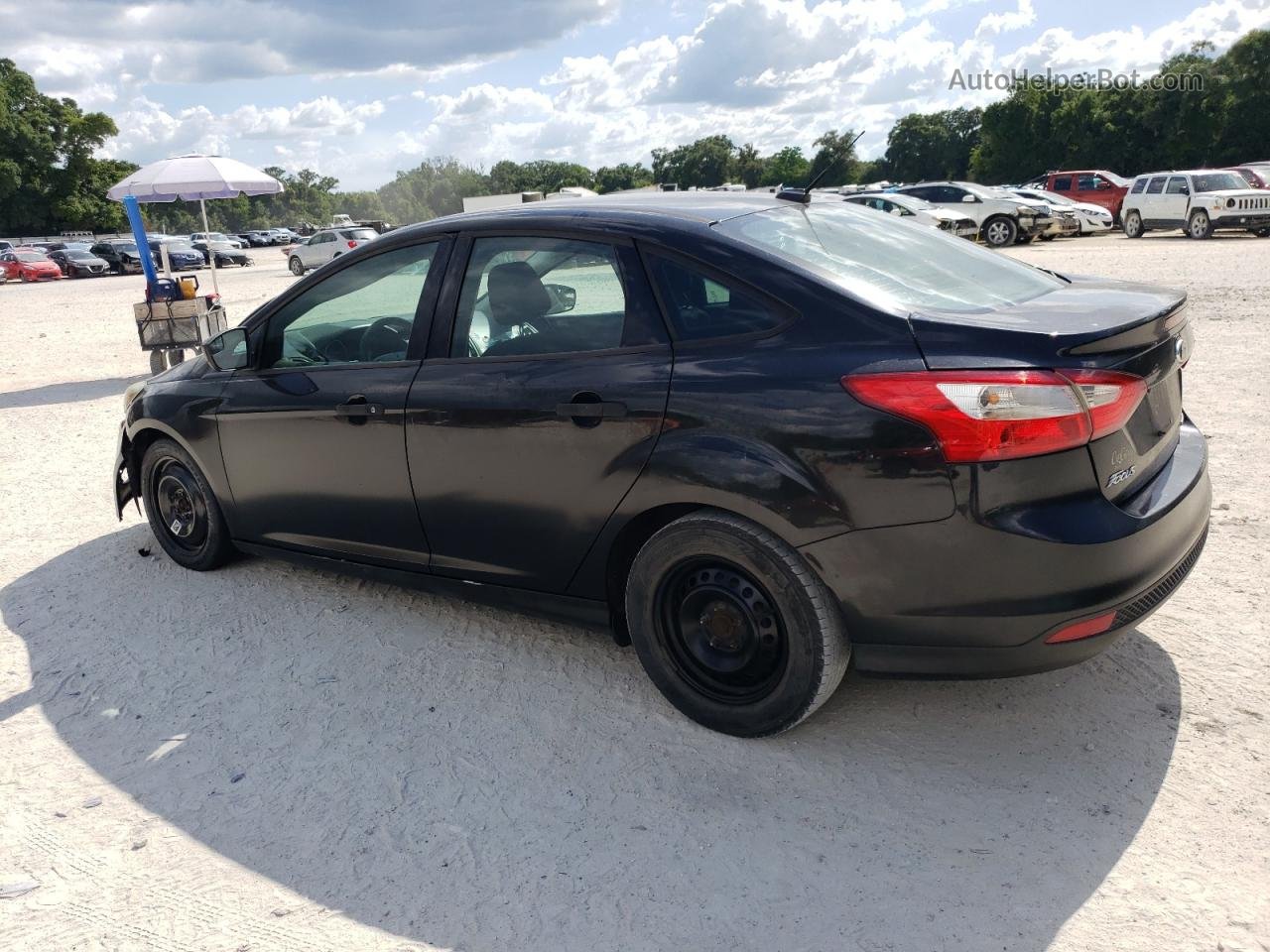 2013 Ford Focus S Black vin: 1FADP3E23DL145276